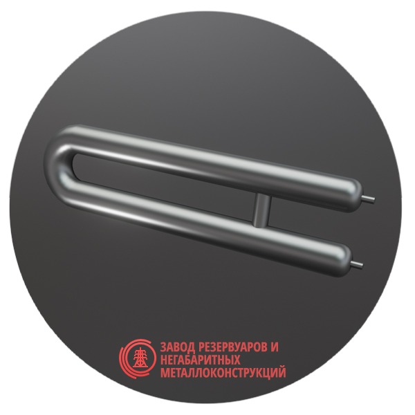 Регистры отопления двухрядные РЗЭ-2x159x4.0-9000 мм