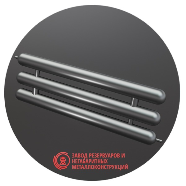 Регистры отопления трехрядные РСЭ-3x57x2.0-8000 мм