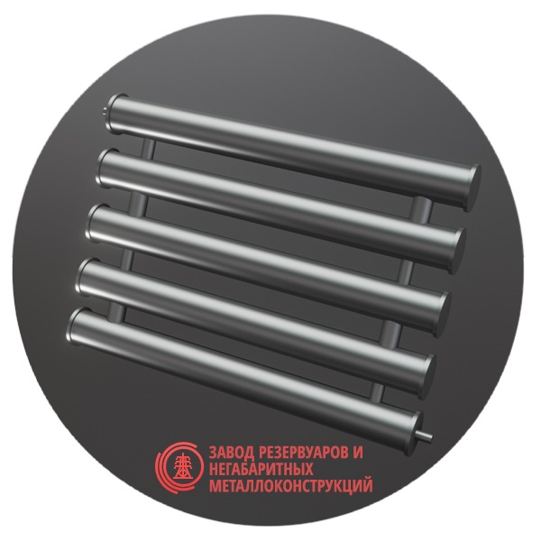 Регистры отопления пятирядные РСП-5x114x4.0-12000 мм