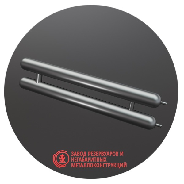 Регистры отопления двухрядные РСЭ-2x219x5.0-7000 мм