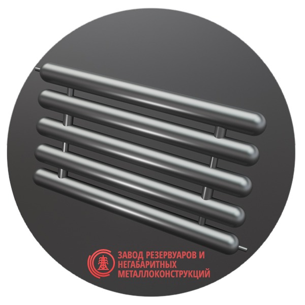 Регистры отопления пятирядные РСЭ-5x48x2.0-11000 мм